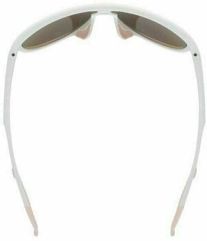 Cycling Glasses UVEX Sportstyle 515 White Mat/Mirror Pink Cycling Glasses - 5