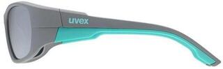 Okulary rowerowe UVEX Sportstyle 514 Grey Mat/Mirror Silver Okulary rowerowe - 2