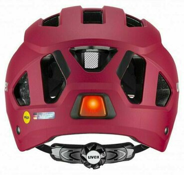 Bike Helmet UVEX City Stride Mips Ruby Red Matt 53-56 Bike Helmet - 4