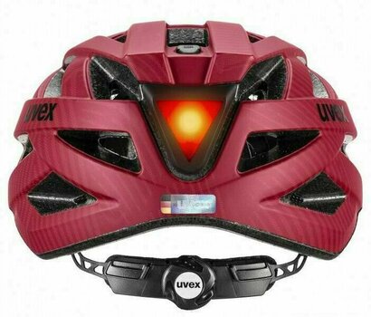 Bike Helmet UVEX City I-VO Ruby Red Matt 52-57 Bike Helmet - 4
