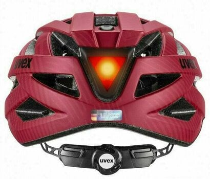 Bike Helmet UVEX City I-VO Ruby Red Matt 56-60 Bike Helmet - 4