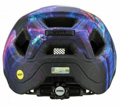 Bike Helmet UVEX React Jr. Mips Azure/Deep Space Matt 52-56 Bike Helmet - 3