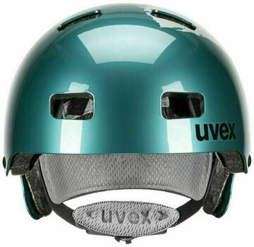 Dětská cyklistická helma UVEX Kid 3 Teal/Silver 55-58 Dětská cyklistická helma - 2