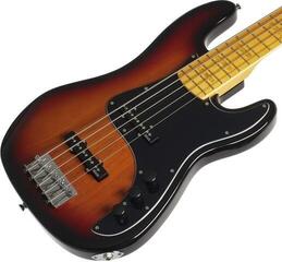 5-saitiger E-Bass, 5-Saiter E-Bass Markbass MB GV 5 Gloxy Passive 3-Tone Sunburst 5-saitiger E-Bass, 5-Saiter E-Bass - 2