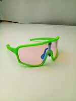 Neon Arizona Green Fluo Cycling Glasses