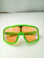 Neon Arizona Green Fluo Cycling Glasses