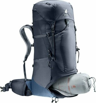 Outdoor Backpack Deuter Aircontact Lite 50+10 Black/Marine Outdoor Backpack - 8
