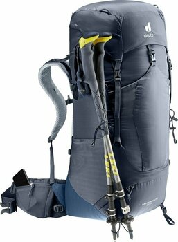 Outdoor Backpack Deuter Aircontact Lite 50+10 Black/Marine Outdoor Backpack - 9