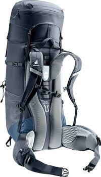 Outdoor Backpack Deuter Aircontact Lite 50+10 Black/Marine Outdoor Backpack - 12