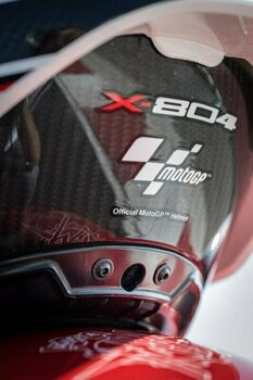 Capacete Nolan X-804 RS Ultra Carbon Silver Edition Carbon Metal Silver XS Capacete - 11