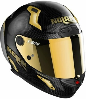 Hjälm Nolan X-804 RS Ultra Carbon Gold Edition Carbon Gold XS Hjälm - 4