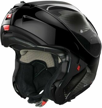 Helm Nolan X-1005 Ultra Carbon Dyad N-Com Carbon Glossy Black XS Helm - 2