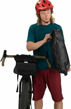 Borsa bicicletta Osprey Escapist Handlebar Bag Borsa da manubrio Black 10 L - 10