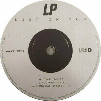 Vinyl Record LP (Artist) - Lost On You (Opaque Gold Coloured) (2 x 12" Vinyl) - 10