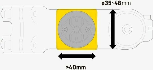 Aparelhos eletrónicos para ciclismo Topeak Stem Multi-Mount - 3