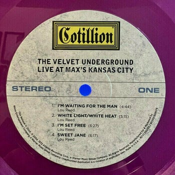 Vinyl Record The Velvet Underground - Live At Max's Kansas City (Magenta & Orchid Coloured) (2 x 12" Vinyl) - 3