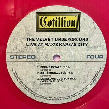 Disco de vinil The Velvet Underground - Live At Max's Kansas City (Magenta & Orchid Coloured) (2 x 12" Vinyl) - 6