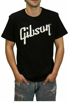 T-Shirt Gibson T-Shirt Logo Black S - 2