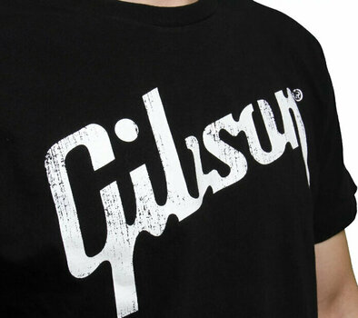 T-shirt Gibson T-shirt Logo Noir S - 3