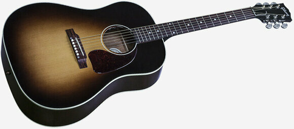 Guitare Dreadnought acoustique-électrique Gibson J-45 Standard Vintage Sunburst - 2
