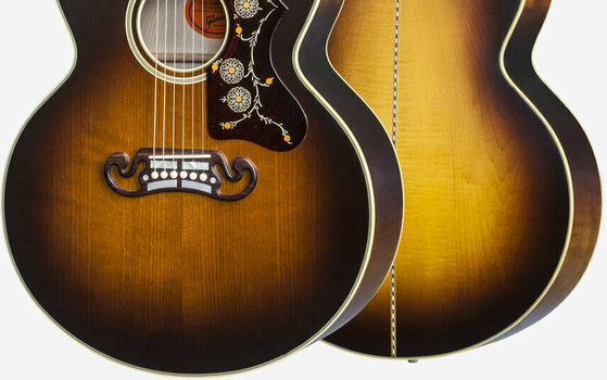 Elektroakustinen kitara Gibson SJ-200 Vintage Sunburst - 4
