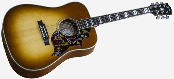 Guitare Dreadnought acoustique-électrique Gibson Hummingbird Heritage Burst - 3