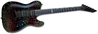 Elektromos gitár ESP LTD Eclipse '87 NT Rainbow Crackle Elektromos gitár - 2