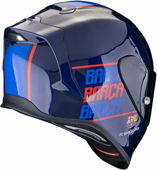 Casco Scorpion EXO-R1 EVO AIR FC BARCELONA Blue S Casco - 3