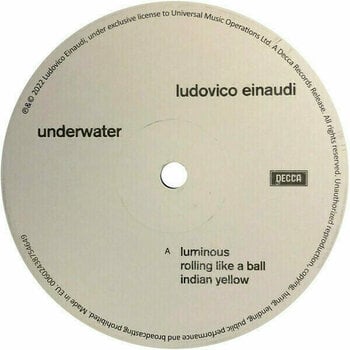 Disco in vinile Ludovico Einaudi - Underwater (2 LP) - 2