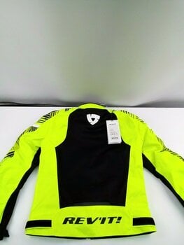 Textile Jacket Rev'it! Jacket Apex Air H2O Neon Yellow/Black L Textile Jacket (Pre-owned) - 2