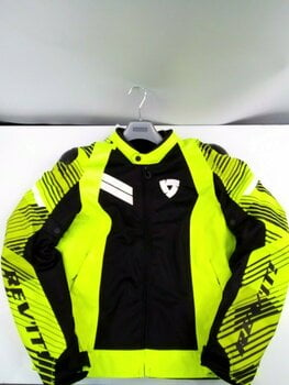 Textiele jas Rev'it! Jacket Apex Air H2O Neon Yellow/Black L Textiele jas (Zo goed als nieuw) - 5