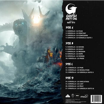 Vinyl Record Naoki Sato - Godzilla Minus One (Green and Blue Coloured) (2LP) - 3