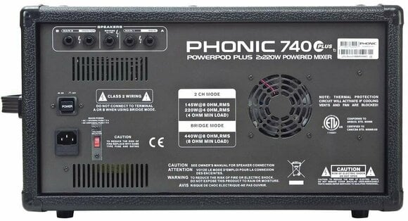 Mixer cu amplificare Phonic Powerpod 740 Plus Mixer cu amplificare - 2