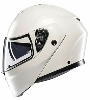 Helmet AGV Streetmodular Matt Materia White L Helmet - 4