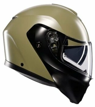 Helmet AGV Streetmodular Matt Pastello Green/Black S Helmet - 3