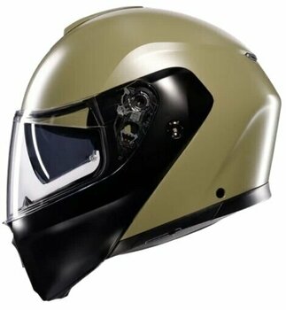 Helmet AGV Streetmodular Matt Pastello Green/Black S Helmet - 4