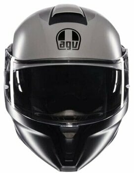 Helmet AGV Streetmodular Matt Grey/Black/Yel Fluo M Helmet - 2