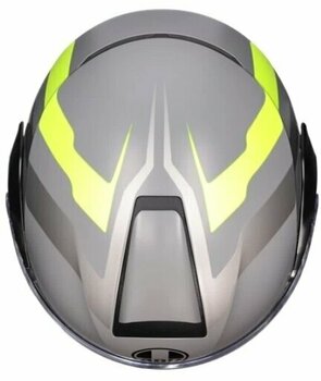 Helmet AGV Streetmodular Matt Grey/Black/Yel Fluo S Helmet - 7