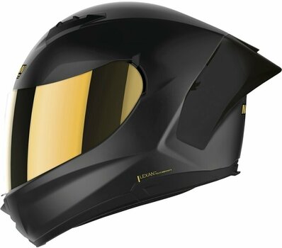 Helmet Nolan N60-6 Sport Gold Edition Flat Black Gold M Helmet - 2