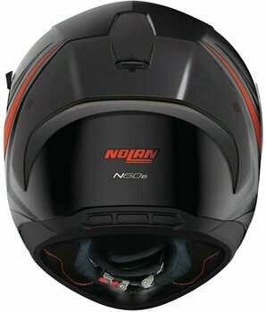 Helm Nolan N60-6 Sport Outset Flat Black Red XXS Helm - 3