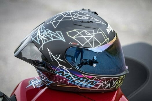 Helmet Nolan N60-6 Sport Outset Flat Black Fushia XS Helmet - 10
