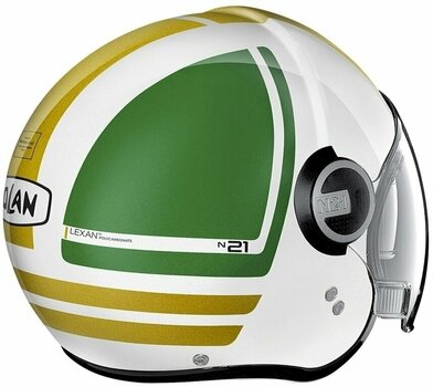 Helmet Nolan N21 Visor Flybridge Metal White Gold/Red/Green M Helmet - 3