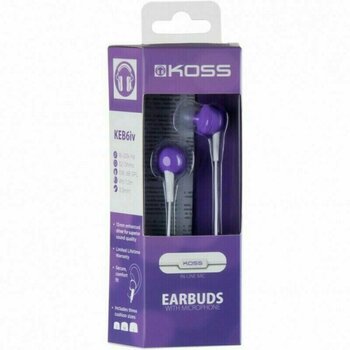 Ecouteurs intra-auriculaires KOSS KEB6i Violet Ecouteurs intra-auriculaires - 2