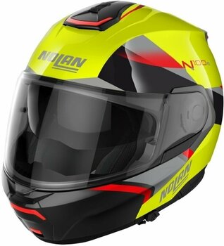 Helmet Nolan N100-6 Paloma N-Com Led Yellow Red/Silver/Black S Helmet - 7