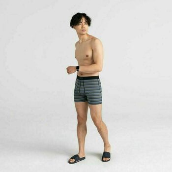 Fitness Underwear SAXX Quest Boxer Brief Solar Stripe/Twilight S Fitness Underwear - 3
