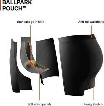 Fitness Underwear SAXX Quest 2-Pack Boxer Brief Sunrise Stripe/Black II XS Fitness Underwear - 4