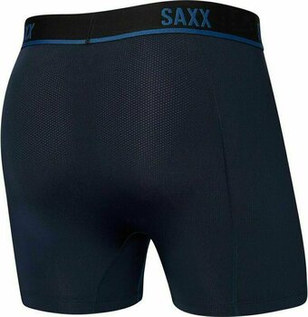 Fitnessondergoed SAXX Kinetic Boxer Brief Navy/City Blue S Fitnessondergoed - 2