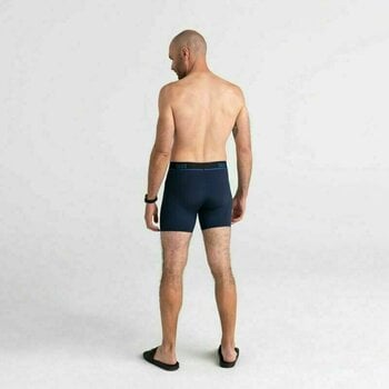 Fitness Underwear SAXX Kinetic Boxer Brief Navy/City Blue M Fitness Underwear - 4