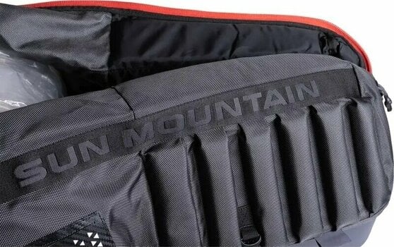 Cestovný bag Sun Mountain Kube Travel Cover Steel/Black/Rush Red - 3