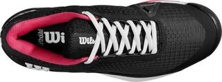 Pantofi de tenis pentru femei Wilson Rush Pro 4.0 Clay Womens Tennis Shoe Black/Hot Pink/White - 3